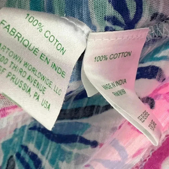 Lilly Pulitzer Flounce Sleeve Floral Ruffle Top Size Small - Picture 8 of 10